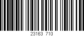 Código de barras (EAN, GTIN, SKU, ISBN): '23163/710'