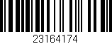 Código de barras (EAN, GTIN, SKU, ISBN): '23164174'