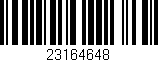 Código de barras (EAN, GTIN, SKU, ISBN): '23164648'