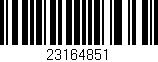 Código de barras (EAN, GTIN, SKU, ISBN): '23164851'