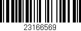 Código de barras (EAN, GTIN, SKU, ISBN): '23166569'