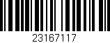 Código de barras (EAN, GTIN, SKU, ISBN): '23167117'