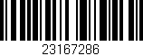 Código de barras (EAN, GTIN, SKU, ISBN): '23167286'