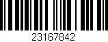 Código de barras (EAN, GTIN, SKU, ISBN): '23167842'