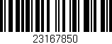 Código de barras (EAN, GTIN, SKU, ISBN): '23167850'