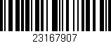 Código de barras (EAN, GTIN, SKU, ISBN): '23167907'
