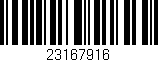 Código de barras (EAN, GTIN, SKU, ISBN): '23167916'