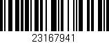 Código de barras (EAN, GTIN, SKU, ISBN): '23167941'