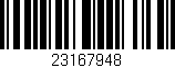 Código de barras (EAN, GTIN, SKU, ISBN): '23167948'