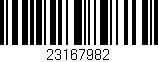 Código de barras (EAN, GTIN, SKU, ISBN): '23167982'