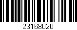 Código de barras (EAN, GTIN, SKU, ISBN): '23168020'