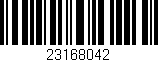 Código de barras (EAN, GTIN, SKU, ISBN): '23168042'