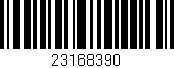 Código de barras (EAN, GTIN, SKU, ISBN): '23168390'