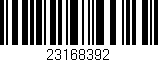 Código de barras (EAN, GTIN, SKU, ISBN): '23168392'