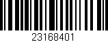 Código de barras (EAN, GTIN, SKU, ISBN): '23168401'