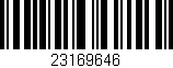 Código de barras (EAN, GTIN, SKU, ISBN): '23169646'