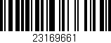 Código de barras (EAN, GTIN, SKU, ISBN): '23169661'