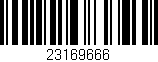 Código de barras (EAN, GTIN, SKU, ISBN): '23169666'