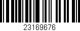 Código de barras (EAN, GTIN, SKU, ISBN): '23169676'