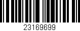 Código de barras (EAN, GTIN, SKU, ISBN): '23169699'