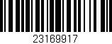 Código de barras (EAN, GTIN, SKU, ISBN): '23169917'