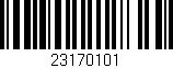 Código de barras (EAN, GTIN, SKU, ISBN): '23170101'