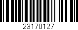 Código de barras (EAN, GTIN, SKU, ISBN): '23170127'