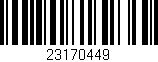 Código de barras (EAN, GTIN, SKU, ISBN): '23170449'