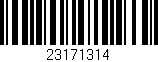 Código de barras (EAN, GTIN, SKU, ISBN): '23171314'