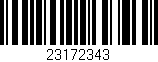 Código de barras (EAN, GTIN, SKU, ISBN): '23172343'