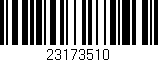 Código de barras (EAN, GTIN, SKU, ISBN): '23173510'
