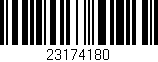 Código de barras (EAN, GTIN, SKU, ISBN): '23174180'