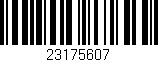 Código de barras (EAN, GTIN, SKU, ISBN): '23175607'