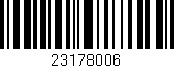 Código de barras (EAN, GTIN, SKU, ISBN): '23178006'