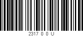 Código de barras (EAN, GTIN, SKU, ISBN): '2317_0_0_U'