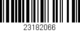 Código de barras (EAN, GTIN, SKU, ISBN): '23182066'
