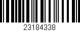 Código de barras (EAN, GTIN, SKU, ISBN): '23184338'