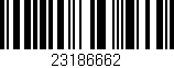 Código de barras (EAN, GTIN, SKU, ISBN): '23186662'