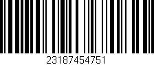 Código de barras (EAN, GTIN, SKU, ISBN): '23187454751'