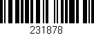 Código de barras (EAN, GTIN, SKU, ISBN): '231878'