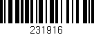 Código de barras (EAN, GTIN, SKU, ISBN): '231916'