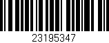 Código de barras (EAN, GTIN, SKU, ISBN): '23195347'
