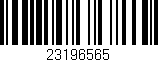 Código de barras (EAN, GTIN, SKU, ISBN): '23196565'