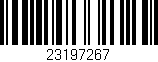Código de barras (EAN, GTIN, SKU, ISBN): '23197267'