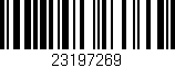 Código de barras (EAN, GTIN, SKU, ISBN): '23197269'