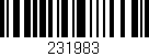 Código de barras (EAN, GTIN, SKU, ISBN): '231983'