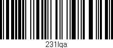 Código de barras (EAN, GTIN, SKU, ISBN): '231lqa'