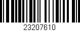 Código de barras (EAN, GTIN, SKU, ISBN): '23207610'