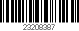 Código de barras (EAN, GTIN, SKU, ISBN): '23208387'