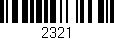 Código de barras (EAN, GTIN, SKU, ISBN): '2321'